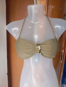 Olive green bra