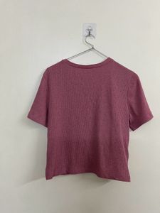 Women's Twist Front Short Sleeve Top