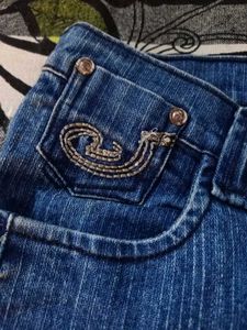 Y2K vintage/grunge low waist blue denim jeans 💓