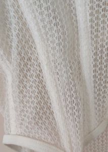 White Mesh Corset Top