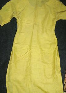 Yellow Chikankari Kurta
