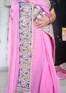 Light Pink saree