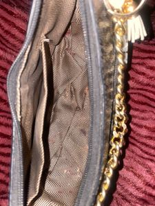 DKNY Shoulder Bag with Chain Detail