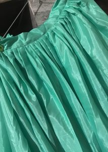 Beautiful Teal Ethnic Skirt Suit