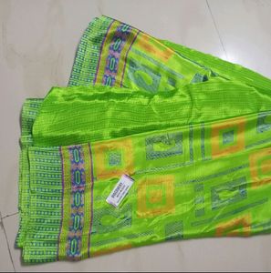Perrot Green Pure Silk Saree