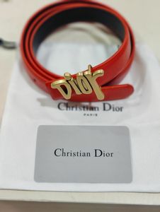D ior Slim Belt For Women In Excellent Condition