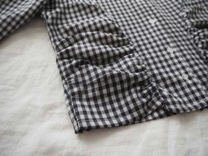 Gingham Off-Shoulder Top