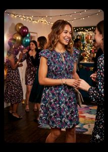 Chic Floral Party Dress