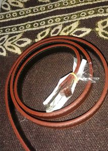 women Classic Brown Leather Belt