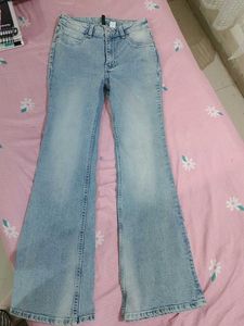 H&M Flared Light Wash Jeans