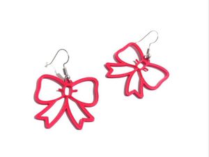 Cute Bow Earrings – Everyday Pink