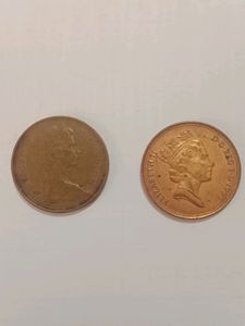 New Pence And TwoPence Elizabeth II Coin Set Of