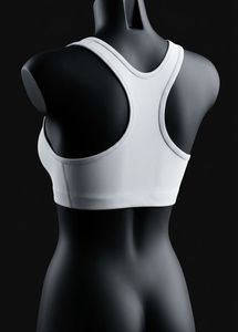 Nike White Sports Bra
