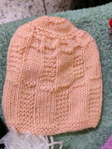 Woollen Caps (Set Of 5), New Born To 12 Mon
