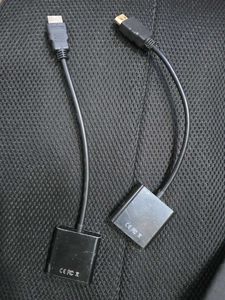 HDMI to vga Adapter Cable (2 Pack