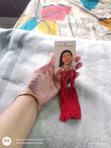 Beautiful Handmade Red Tassel Earrings