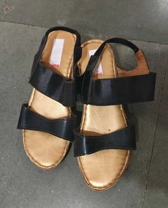 Black Wedge Sandals - Stylish Comfort 🖤