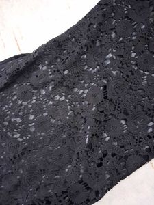 Elegant Black Lace Dress