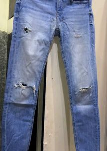 Zara Blue Denim Jeans