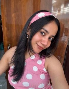 Polka Dot One-Shoulder Top