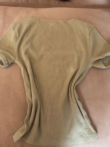 olive green top