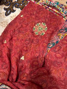 Elegant Paisley Print Saree Best Quality