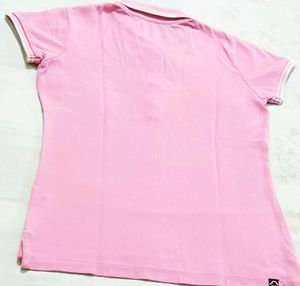 Being Human Pink Polo T-Shirt