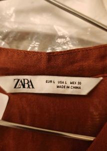 Chic Rust Tunic Top