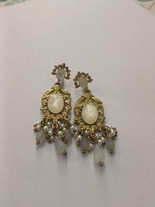 Elegant Gold-Tone Dangle Earrings