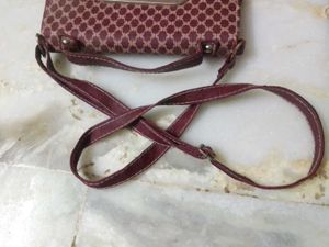 Stylish Maroon Crossbody Bag
