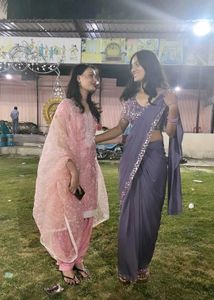 Punjabi suit baby pink