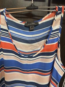 Colorful Striped Sleeveless Top