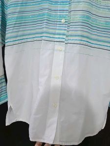 100% exported Cotton Women's Striped Shirt