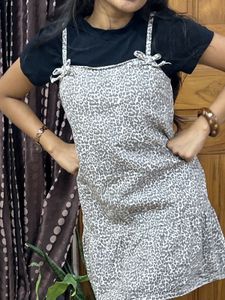Cute Leopard Print Mini Dress (fixed price )