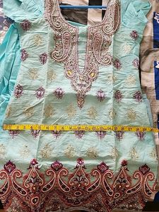 Beautiful Stitched Salwar Suit Sky Blue