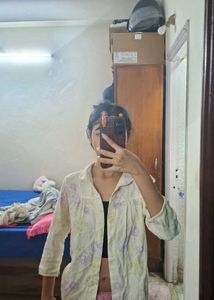 Floral breathable top