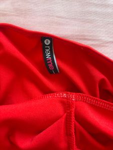 Chic Halter Neck Red Mini Dress