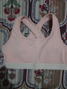 lightly padded Pink Sports Bra❤️