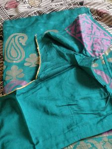 New Beautiful Saree With FullyStitched Blouse