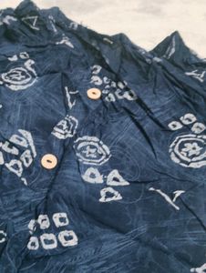 Stylish Blue Printed Kurta
