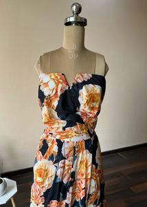 Floral Tube Gown (bust :46-48)plus Size