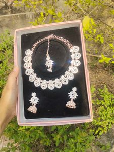 sparkle diamond jewellery set