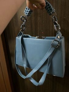 Stylish Blue Handbag