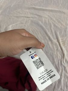 Elegant Maroon A-Line Dress
