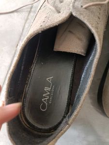 suede leather grey men shoes