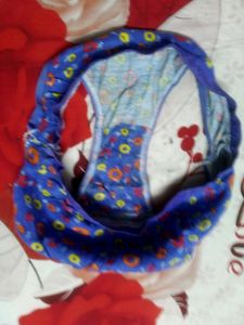 Blue Flower Print Panty