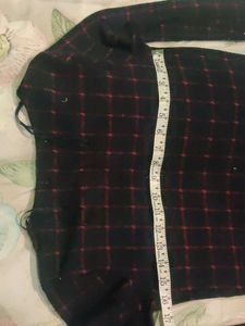 Chic Plaid Bell Sleeve Dress