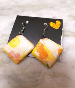 Funky Floral Statement Earrings