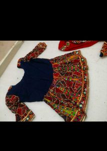 Embellished Peplum Lehenga Choli Set