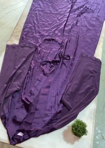 PRIVATE LIVES BRAND Satin Robe &amp; Nighty Set